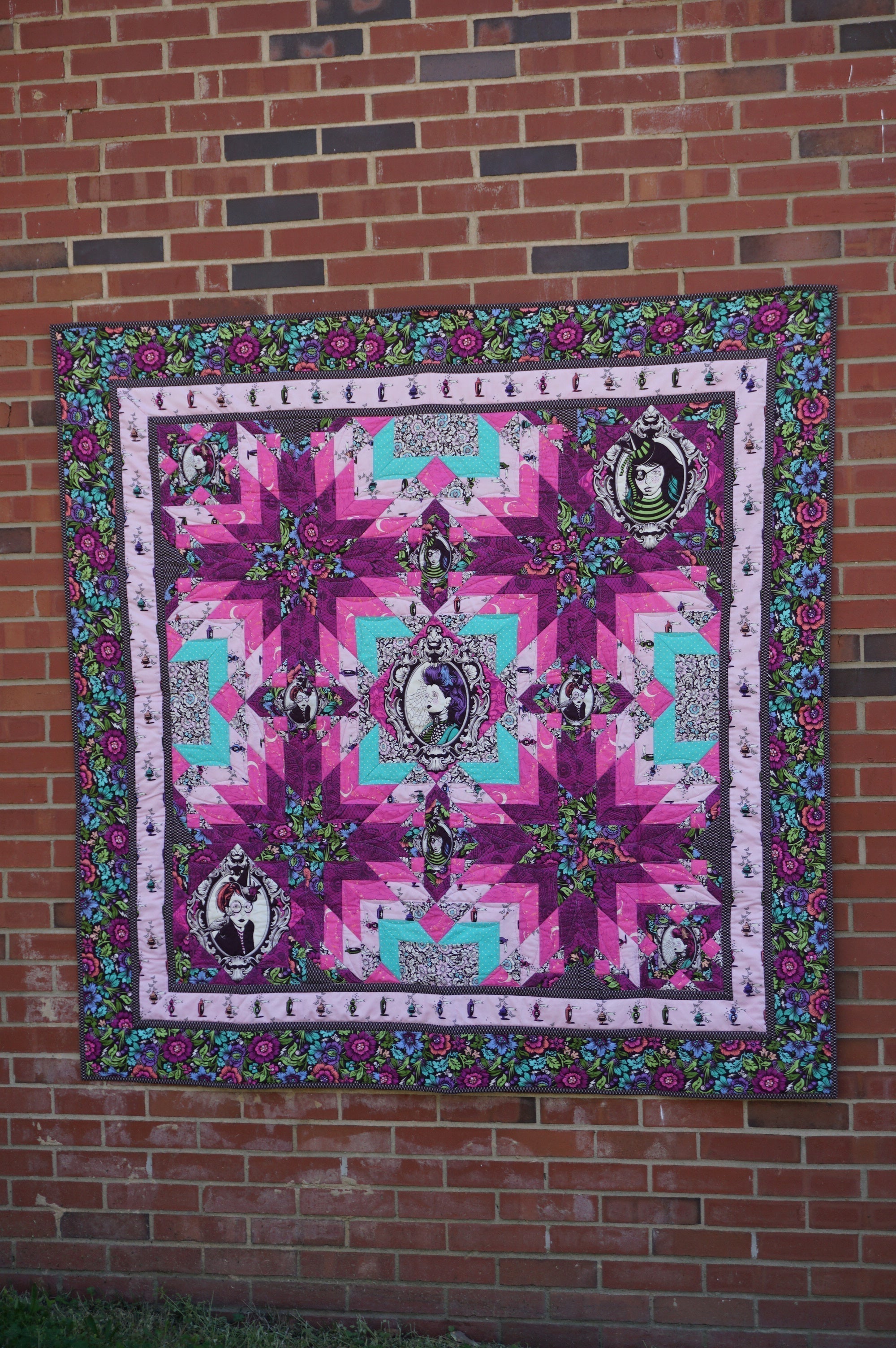 Nightshades by Tula Pink - Nerium Mini Spider Blossom – Heron Quilt Co.