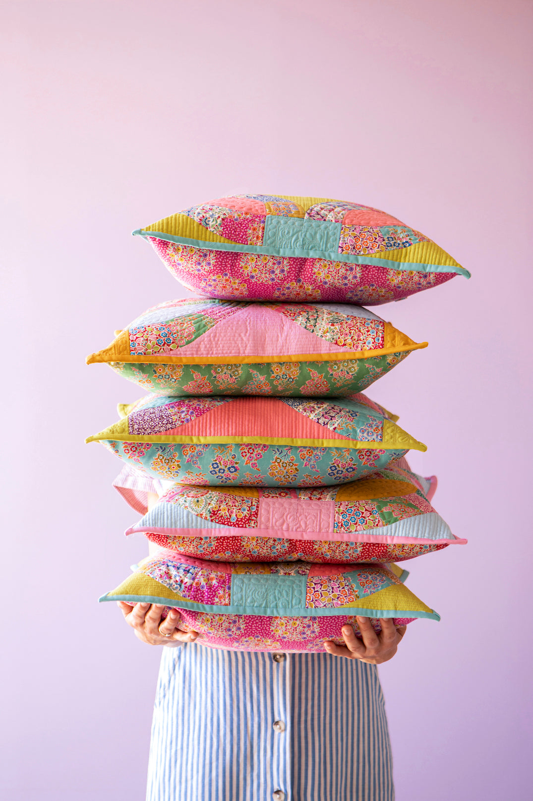 Tilda Pie in the Sky Tassleflower - RED  Yardage 100495