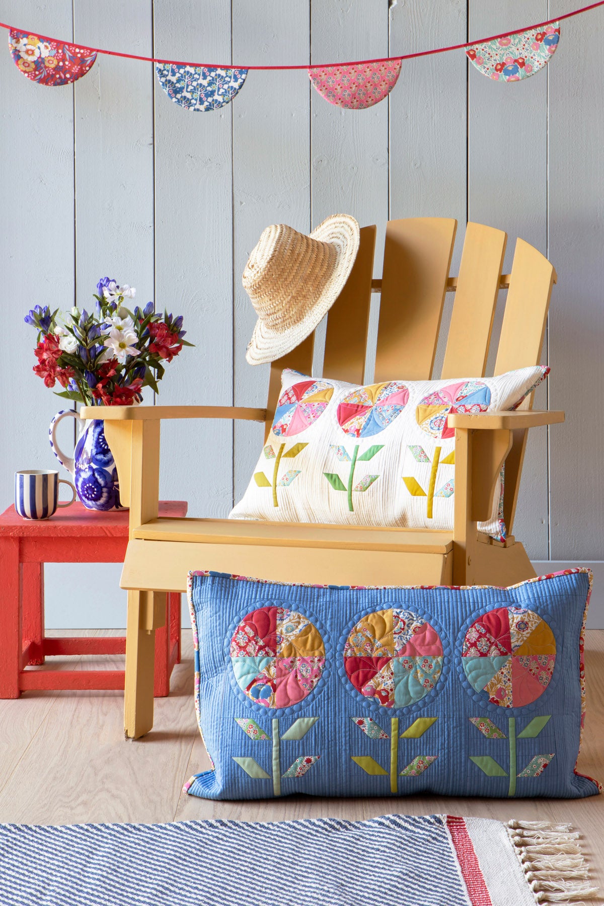 Tilda Jubilee Blender - Farm Flowers Red - 110096
