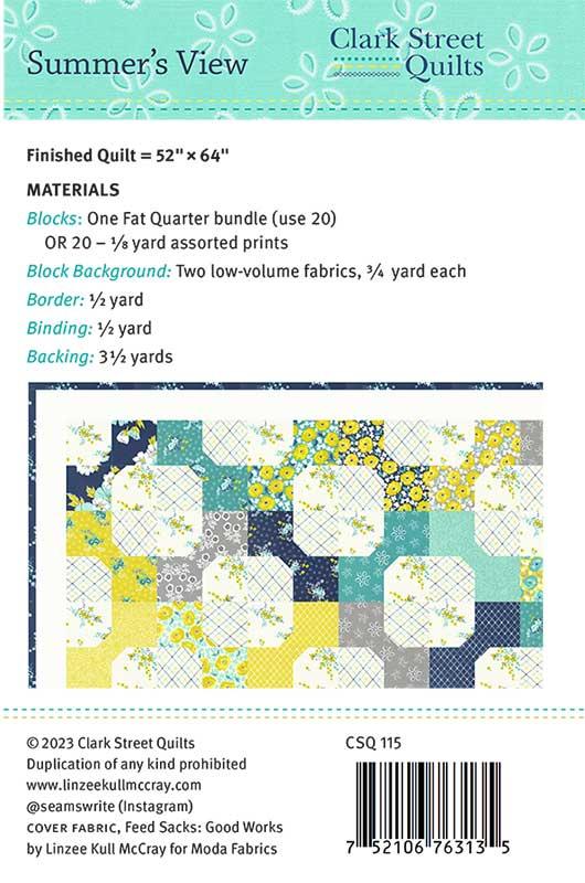 Summers View - Quilt Pattern