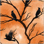 Full Moon Pumpkin Raven Roost