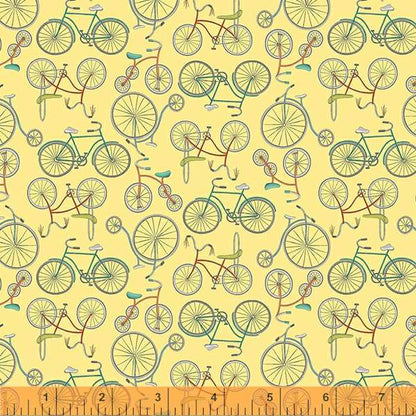 Be My Neighbor - Bicycles - PALE YELLOW 53162-2.
