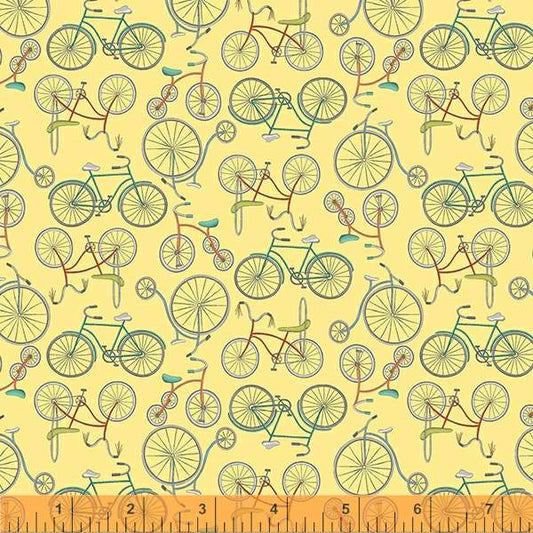Be My Neighbor - Bicycles - PALE YELLOW 53162-2.