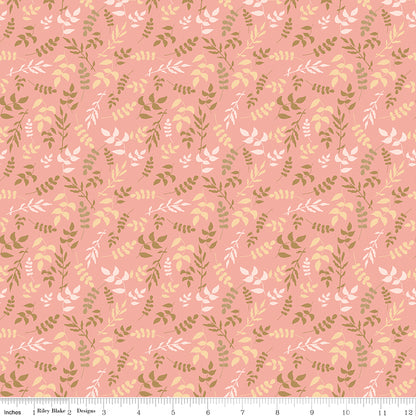 Wild and Free - Leaves - C12933-Coral