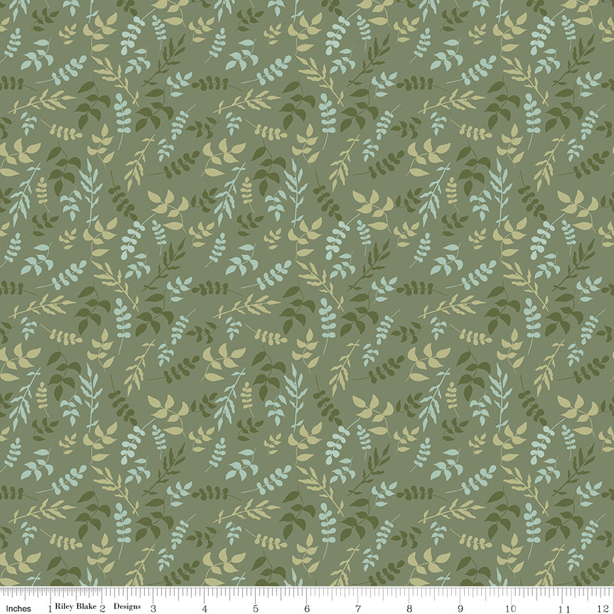 Wild and Free - Leaves - C12933-Mint