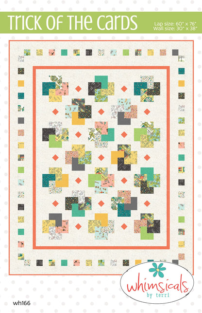 Trick of the Cards Pattern - 2 sizes - Whimsicals by Terri