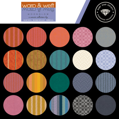 Ruby Star Society - Warp & Weft Moonglow - LUPINE
