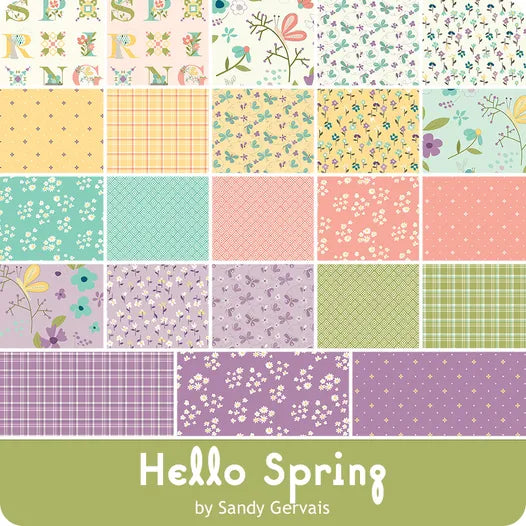 Hello Spring - Plaid - C12964 - Yellow