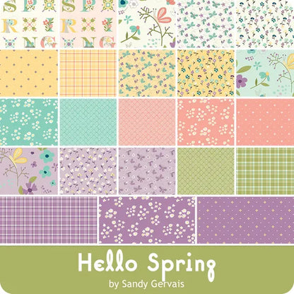 Hello Spring - Plaid - C12964 - Lavender