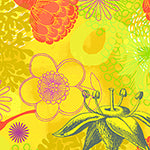 Bright World by Sharon Virtue for Windham Fabrics - Botanical - BRIGHT SUN